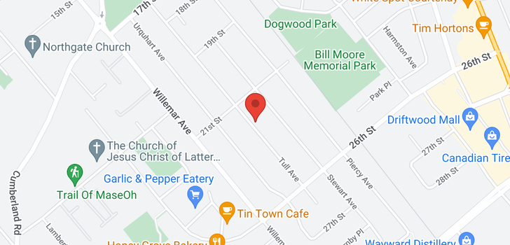 map of B-2160 TULL AVE